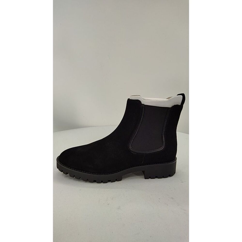 Quince Black Suede Chelsea Boot